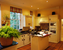 A warm family kitchen and hallway- tastfully refurbished and decorated 
